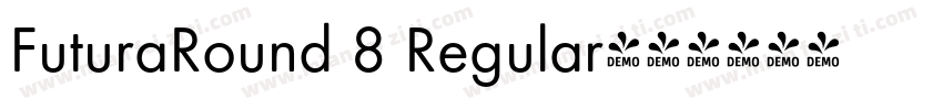 FuturaRound 8 Regular字体转换